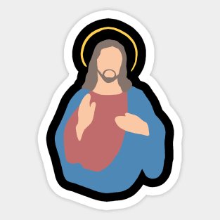 Minimal Jesus Sticker